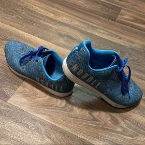 Blue Spring Floral NoBull Trainer shoes